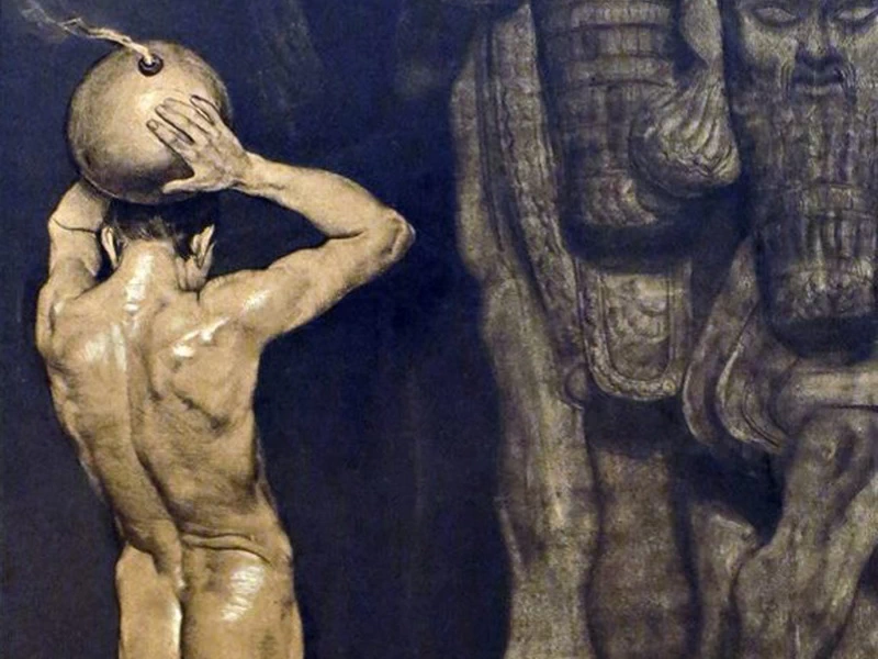 1870-Sascha Schneider - L'anarchico (1894)